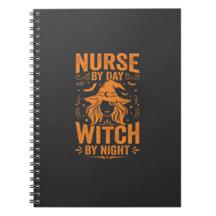Nurse Witch Halloween Design Notebook