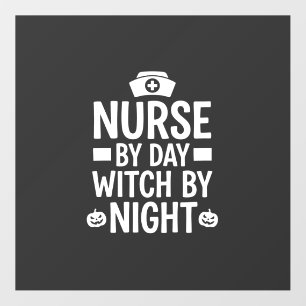 Nurse Witch Halloween Vector Design_1 Floor Decals