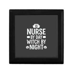 Nurse Witch Halloween Vector Design_1 Gift Box