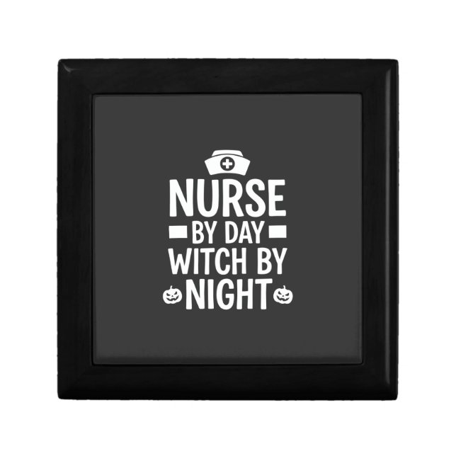 Nurse Witch Halloween Vector Design_1 Gift Box (Front)