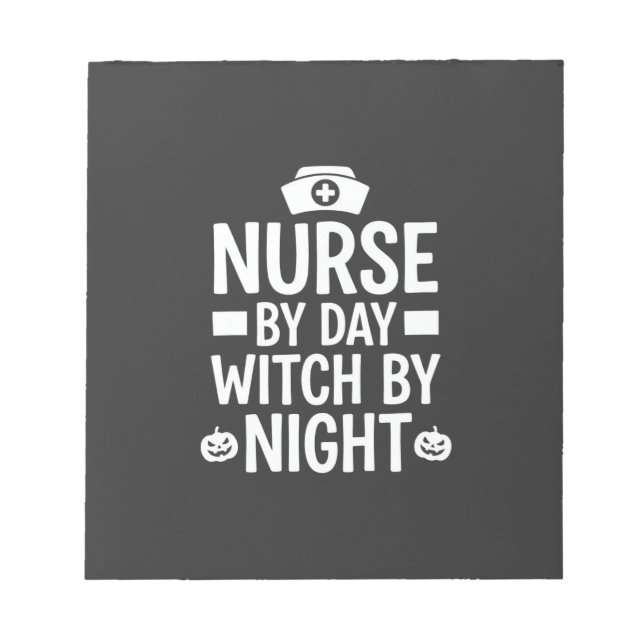 Nurse Witch Halloween Vector Design_1 Notepad (Front)