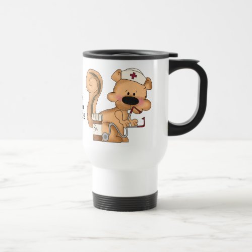 Nurse With An Attitude travel mug