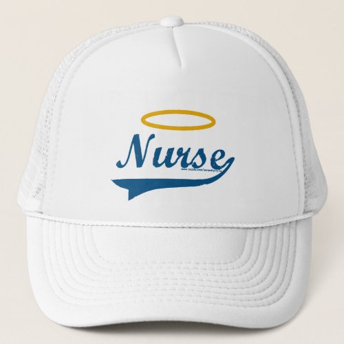 Nurse with Halo Trucker Hat