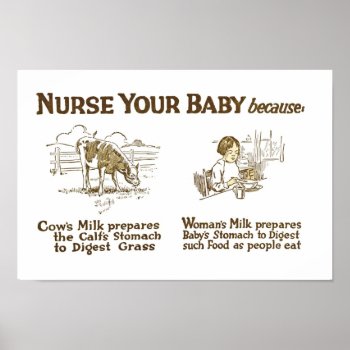 Nurse Your Baby Print Two by lkranieri at Zazzle