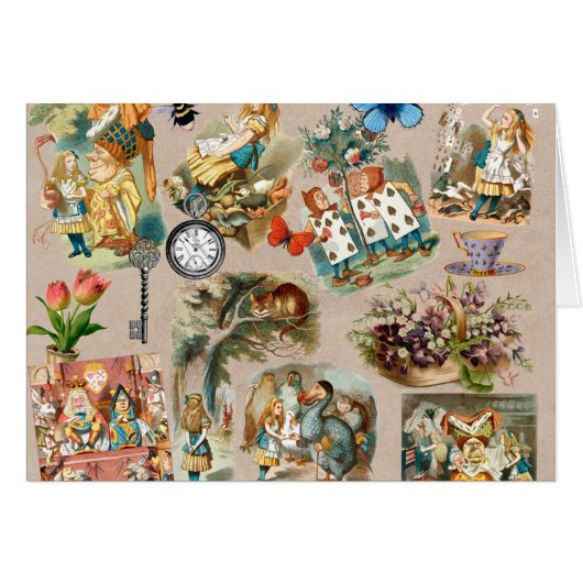 Nursery Alice Colorful 1800s Classic Wonderland (Front Horizontal)