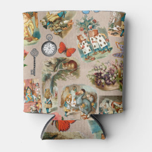 Nursery Alice Colorful 1800s Classic Wonderland Can Cooler