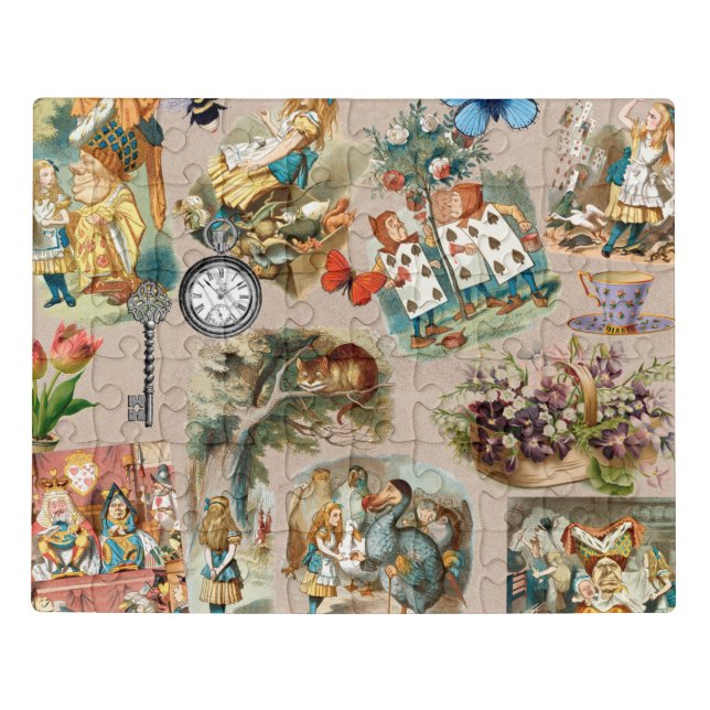  Nursery Alice Colorful 1800s Classic Wonderland  Jigsaw Puzzle (Puzzle Horizontal)