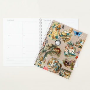  Nursery Alice Colorful 1800s Classic Wonderland  Planner
