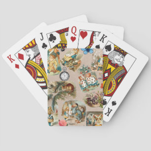 Nursery Alice Colorful 1800s Classic Wonderland  Poker Cards