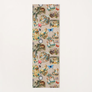 Nursery Alice Colorful 1800s Classic Wonderland Yoga Mat