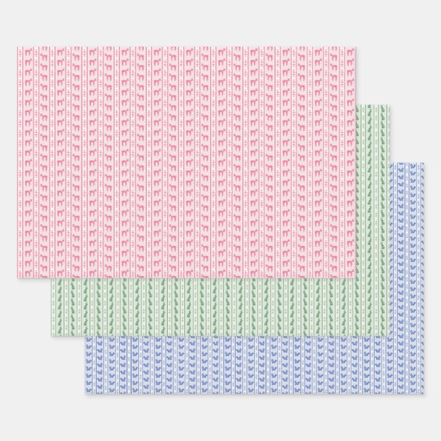 Nursery Animals Wrapping Paper (Set)