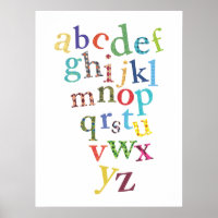 Nursery Art | Alphabet Print