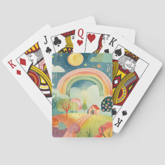 Nursery Art Design Poker Cards