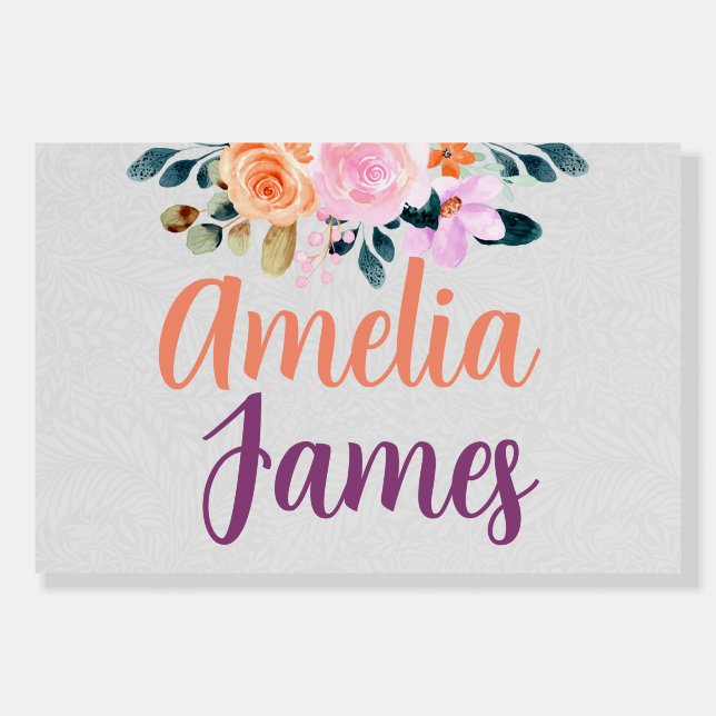 Nursery Baby Crib Wall Sign (Front)