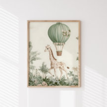 Nursery Baby Giraffe\Hot Air Balloon