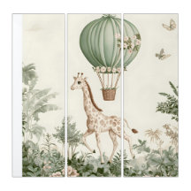 Nursery Baby Giraffe\Hot Air Balloon