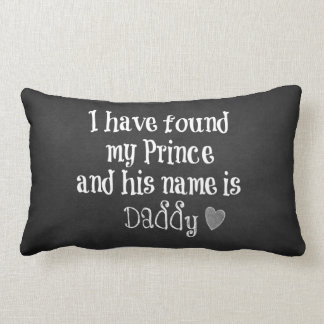 Nursery Baby Quote: Daughter and Daddy Lumbar Pillow