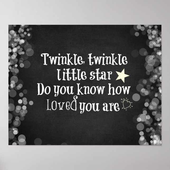 Nursery Baby Quote: Love Poster (Front)