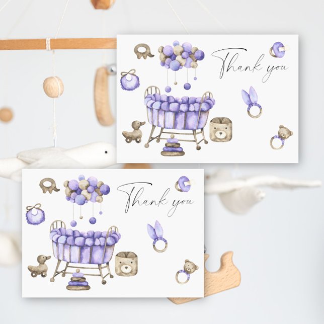 Nursery baby shower - Thank You Card (Creator Uploaded)