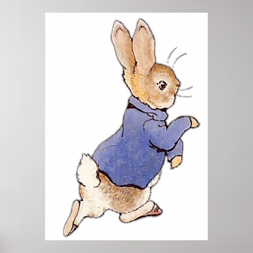 Nursery Characters Peter Rabbit Beatrix Potter In  Poster