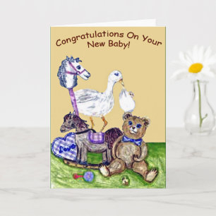 Nursery Congratulations On Your New Baby Card