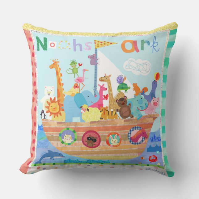 Nursery Cushions - Noah's Ark (Front)