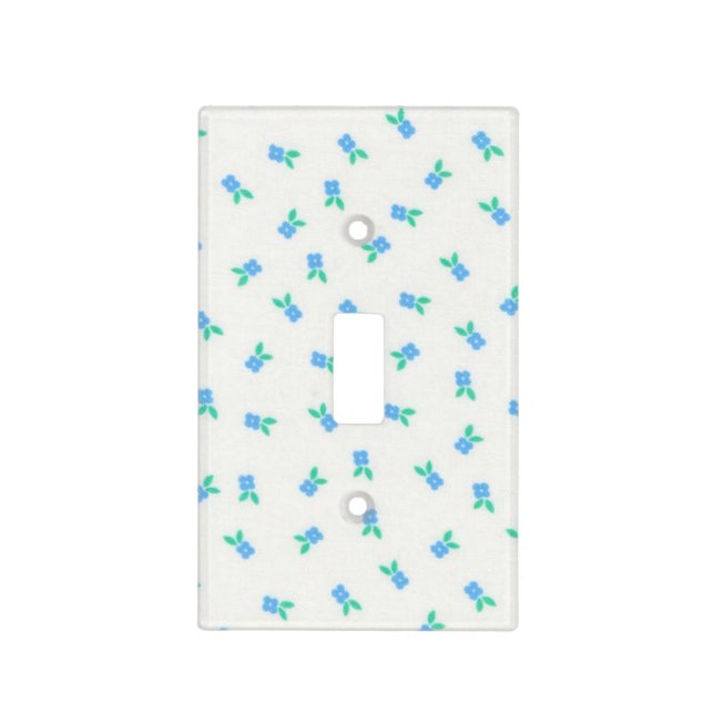 Nursery Florals Light Switch Plate (Front)