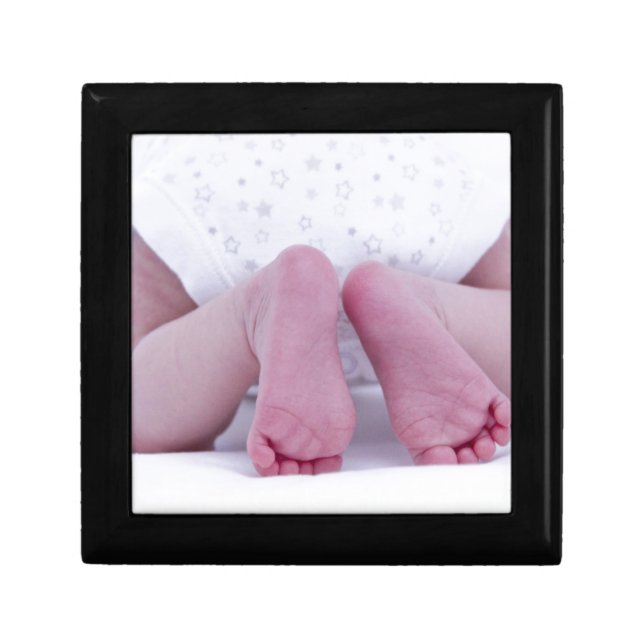 Nursery Infant Children Expecting Baby Shower Keepsake Box (Front)