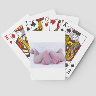 Nursery Infant Children Expecting Baby Shower Poker Cards
