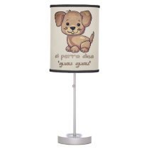 Nursery Kids' Room El Perro Dice (Spanish) Lamp