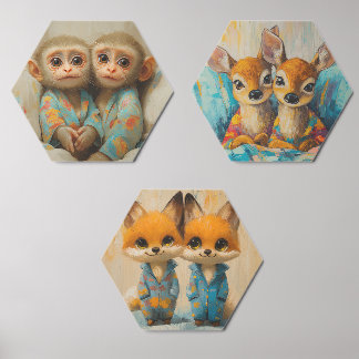 Nursery Kids Room Faux Canvas Art Foam Core Photo Tile