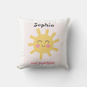 Nursery\Kids Sun Personalized Sunshine Custom Throw Pillow