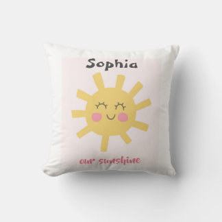 Nursery\Kids Sun Personalized Sunshine Custom Throw Pillow