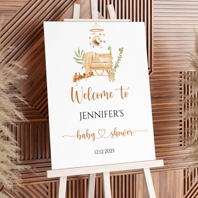 Nursery mobile baby shower Welcome Foam Board (Creator Uploaded)