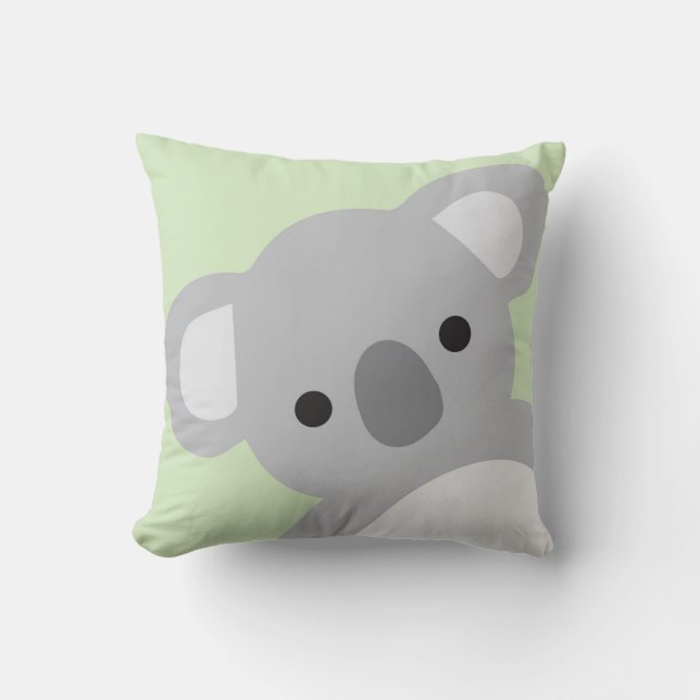 Nursery Pillow Children Room Decor Koala Bear (Front)