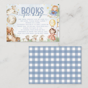 Nursery Rhyme Baby Shower Book Request Enclosure Card