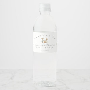 Nursery Rhyme Baby Shower  Water Bottle Label