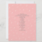 Nursery Rhyme Game Star Baby Shower Game Card (Back)