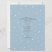 Nursery Rhyme Game Star Baby Shower Game Card (Back)