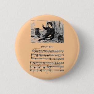 Nursery Rhyme Jack Korner Pinback Button