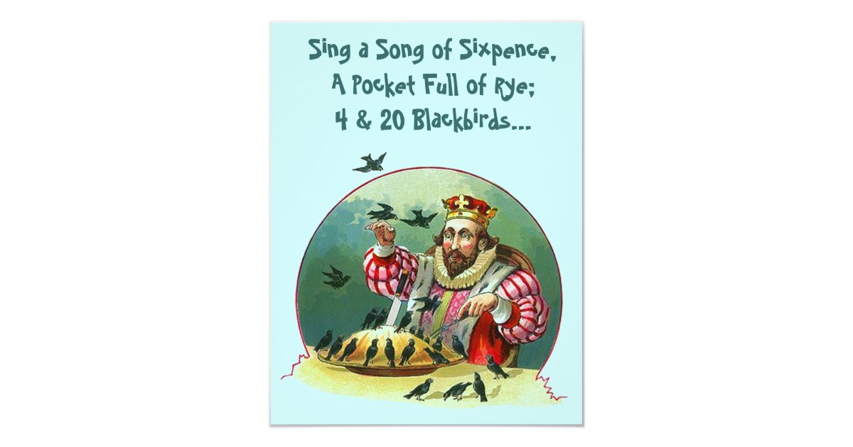 Nursery Rhyme Themed Party birthday INVITATIONS | Zazzle.com