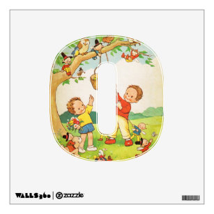 Vintage Rhymes Nursery Wall Decals Stickers Zazzle Nursery Rhyme Vintage Children Baby Room Decor Wall Decal