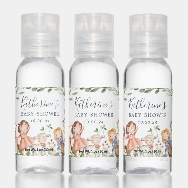 Nursery Rhymes Baby Shower Hand Sanitizer (Set)