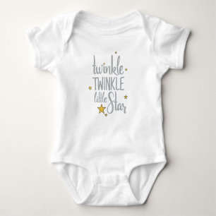 Nursery Rhymes Image Twinkle Twinkle Little Design Baby Bodysuit