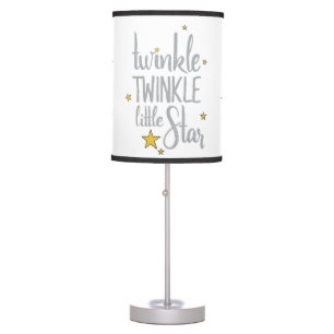 Nursery Rhymes Image Twinkle Twinkle Little Design Table Lamp