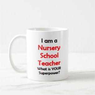 nursery school teacher coffee mug