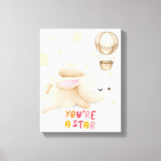 Nursery wall art - Canvas Print - You're a star