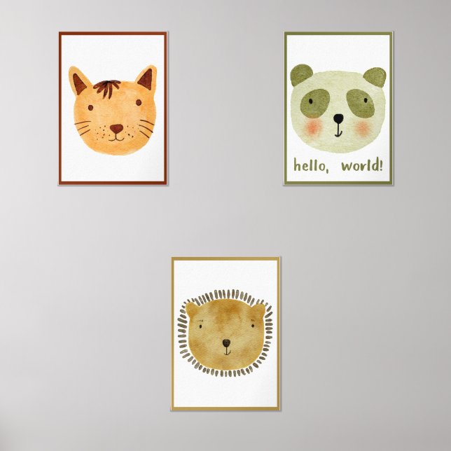 Nursery Wall Art Sets (Front)