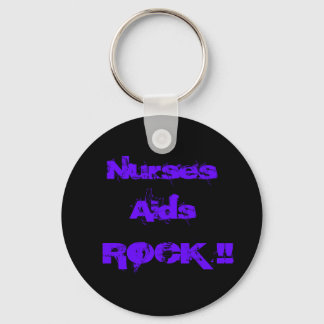 Nurses Aids Rock 2 Keychain