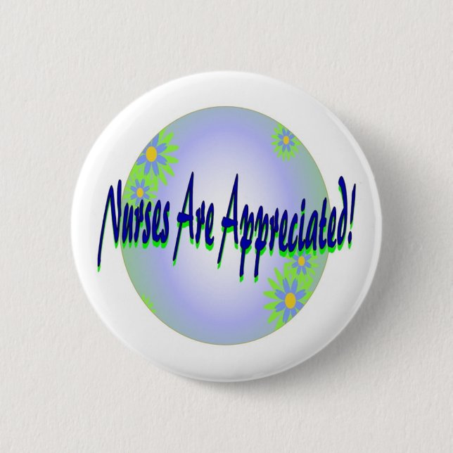 nurses appreciation button (Front)